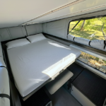 Rear facing bed down