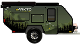 Arkto Camper C10 Graphic in Boreal Green wrap